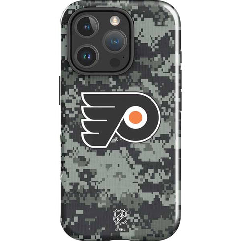 NHL Philadelphia Flyers Camo iPhone 16 Pro Impact Case